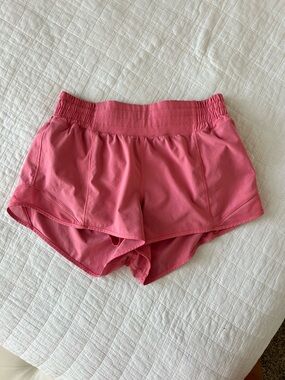 lululemon athletica Rose Pink Athletic Shorts
